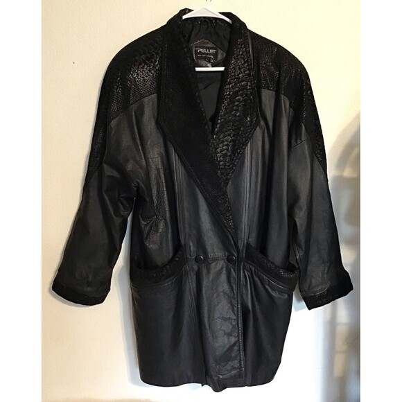 Pelle Jackets & Blazers - Pelle Women’s Genuine Leather Coat. Size L